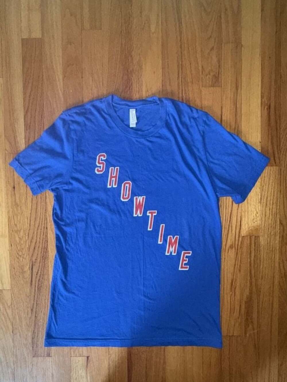 Barstool Sports Showtime Patrick Kane NHL New York Rangers T-Shirt Blue L